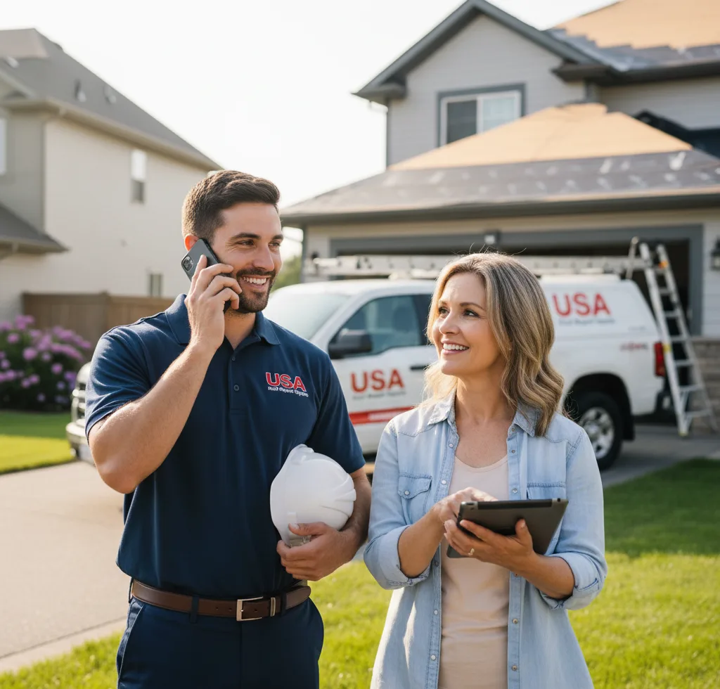 USA Roof Repair Experts customer support in Platteville
